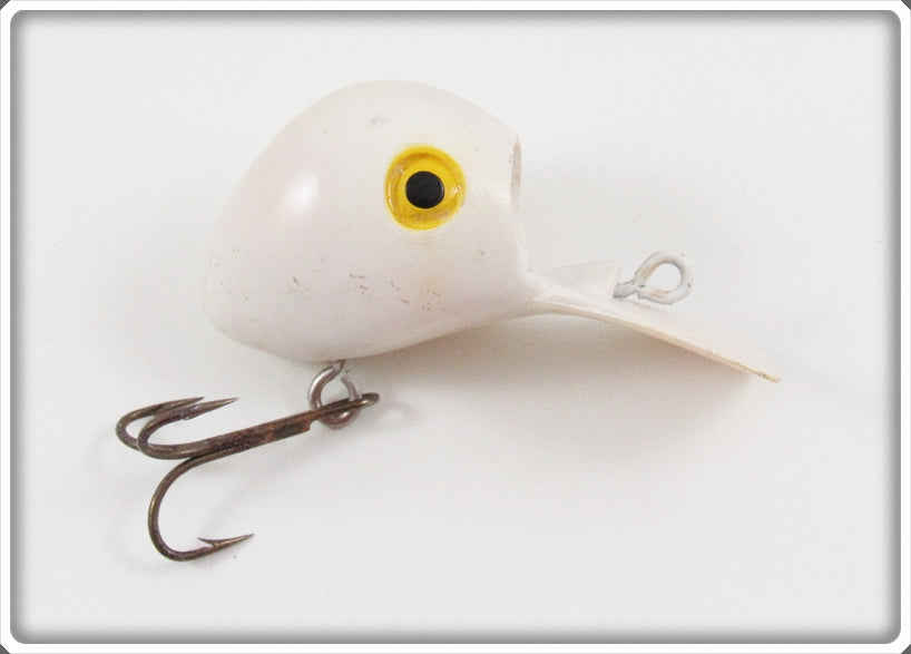 Vintage Allen Tackle or Cooper Solid White Ubangi Lure