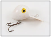 Vintage Allen Tackle or Cooper Solid White Ubangi Lure