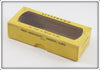 Arbogast Black Wooden Jitterbug In Cellophane Lid Box