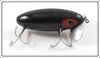 Arbogast Black Wooden Jitterbug In Cellophane Lid Box