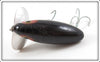 Arbogast Black Wooden Jitterbug In Cellophane Lid Box