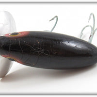 Arbogast Black Wooden Jitterbug In Cellophane Lid Box