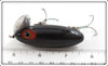 Arbogast Black Wooden Jitterbug In Cellophane Lid Box