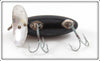 Arbogast Black Wooden Jitterbug In Cellophane Lid Box
