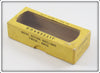 Arbogast Black Wooden Jitterbug In Cellophane Lid Box