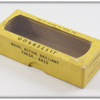 Arbogast Black Wooden Jitterbug In Cellophane Lid Box