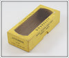 Arbogast Black Wooden Jitterbug In Cellophane Lid Box