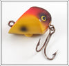Vintage Moonlight Yellow Body Red Head & Tail Bug Eat Us Lure