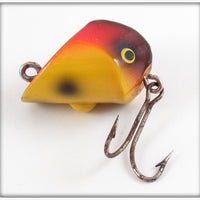 Vintage Moonlight Yellow Body Red Head & Tail Bug Eat Us Lure