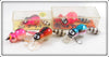 Zeal Raccoon & Cat Lure Lot In Two Boxes