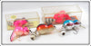 Zeal Raccoon & Cat Lure Lot In Two Boxes