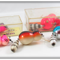 Zeal Raccoon & Cat Lure Lot In Two Boxes