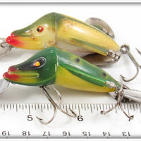 Jamison Yellow Perch & Frog Wig L Twin Pair