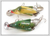 Jamison Yellow Perch & Frog Wig L Twin Pair