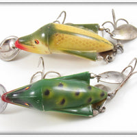 Jamison Yellow Perch & Frog Wig L Twin Pair