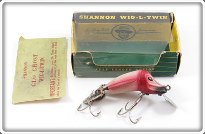 Vintage Jamison Glo Ghost Wig L Twin Lure In Box