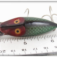 Heddon Green Scale Midget River Runt