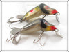 Vintage Jamison Target Spot & Dace Scale Wig L Twin Lure Pair