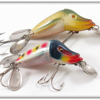 Jamison Yellow Perch & Target Spot Wig L Twin Lure Pair