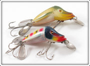 Jamison Yellow Perch & Target Spot Wig L Twin Lure Pair