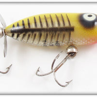 Heddon Transparent Yellow Black Bone Tiny Torpedo 360 XRYBB