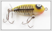 Heddon Transparent Yellow Black Bone Tiny Torpedo 360 XRYBB