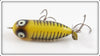 Heddon Transparent Yellow Black Bone Tiny Torpedo 360 XRYBB