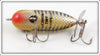 Heddon Transparent Yellow Black Bone Tiny Torpedo 360 XRYBB