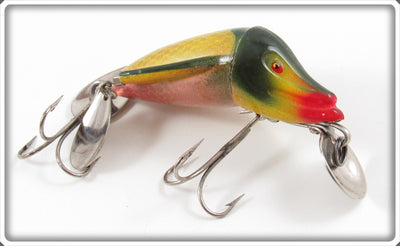Vintage Jamison Yellow Perch Wig L Twin Lure