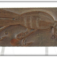 Vintage Creek Chub Dingbat Printer's Block