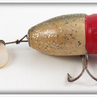 Vintage Creek Chub Western Auto Red Head Shiner Midget Beetle