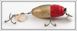 Vintage Creek Chub Western Auto Red Head Shiner Midget Beetle