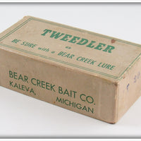 Bear Creek Silver Scale Tweedler With Red Head Box Lid