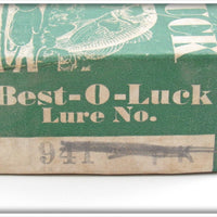South Bend Best O Luck Red & White Baby Pikie In Pike Scale Box
