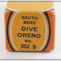 South Bend Silver Speckle Dive Oreno In Box