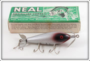 Vintage Neal Bait Mfg Co Silver Neal Spinner Lure In Box