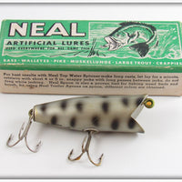 Vintage Neal Bait Mfg Co Silver Speko Lure In Box