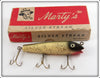 Vintage Shakespeare Marty's Silver Streak Lure In Box