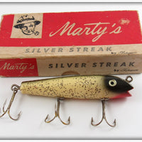 Vintage Shakespeare Marty's Silver Streak Lure In Box