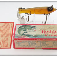 Vintage Heddon Shiner Scale Dowagiac Spook In Box With Insert
