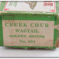 Creek Chub Golden Shiner Deluxe Wagtail In Box 804