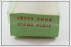 Creek Chub Black Scale Giant Pikie In Box 6033