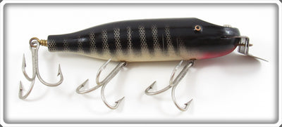 Vintage Creek Chub Black Scale Striper Pikie Lure 6933