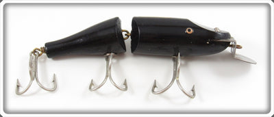Creek Chub Solid Black Jointed Striper Pikie Lure 6813