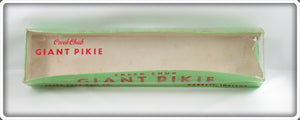 Vintage Creek Chub Mackerel Giant Pikie Empty Lure Box 6020