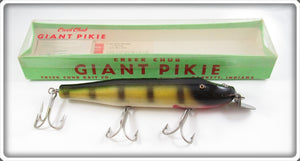 Vintage Creek Chub Perch Giant Pikie Lure In Box 6001