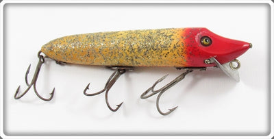 Vintage Heddon Red Head Flitter Vamp Lure