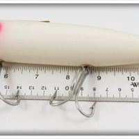 Creek Chub White Red Eye Shadow Giant Pikie In 6025 Box