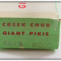 Creek Chub White Red Eye Shadow Giant Pikie In 6025 Box