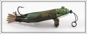 Vintage The Gee Wiz Bait Co Green Gee Wiz Frog Lure